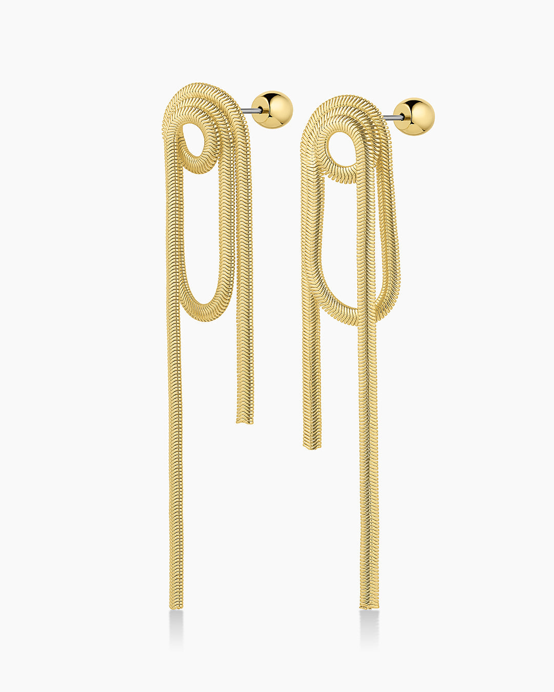 Venice Loop Earrings || option::Gold Plated