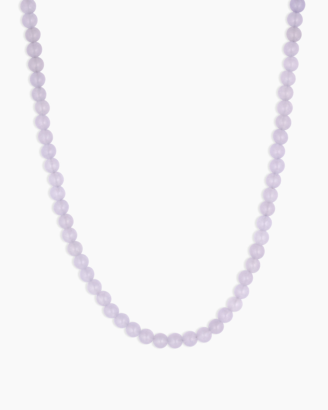 Carter Gemstone Necklace || option::Gold Plated, Lavender Jade