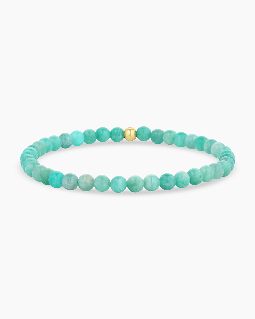 Carter Gemstone Bracelet || option::Gold Plated, Blue Amazonite