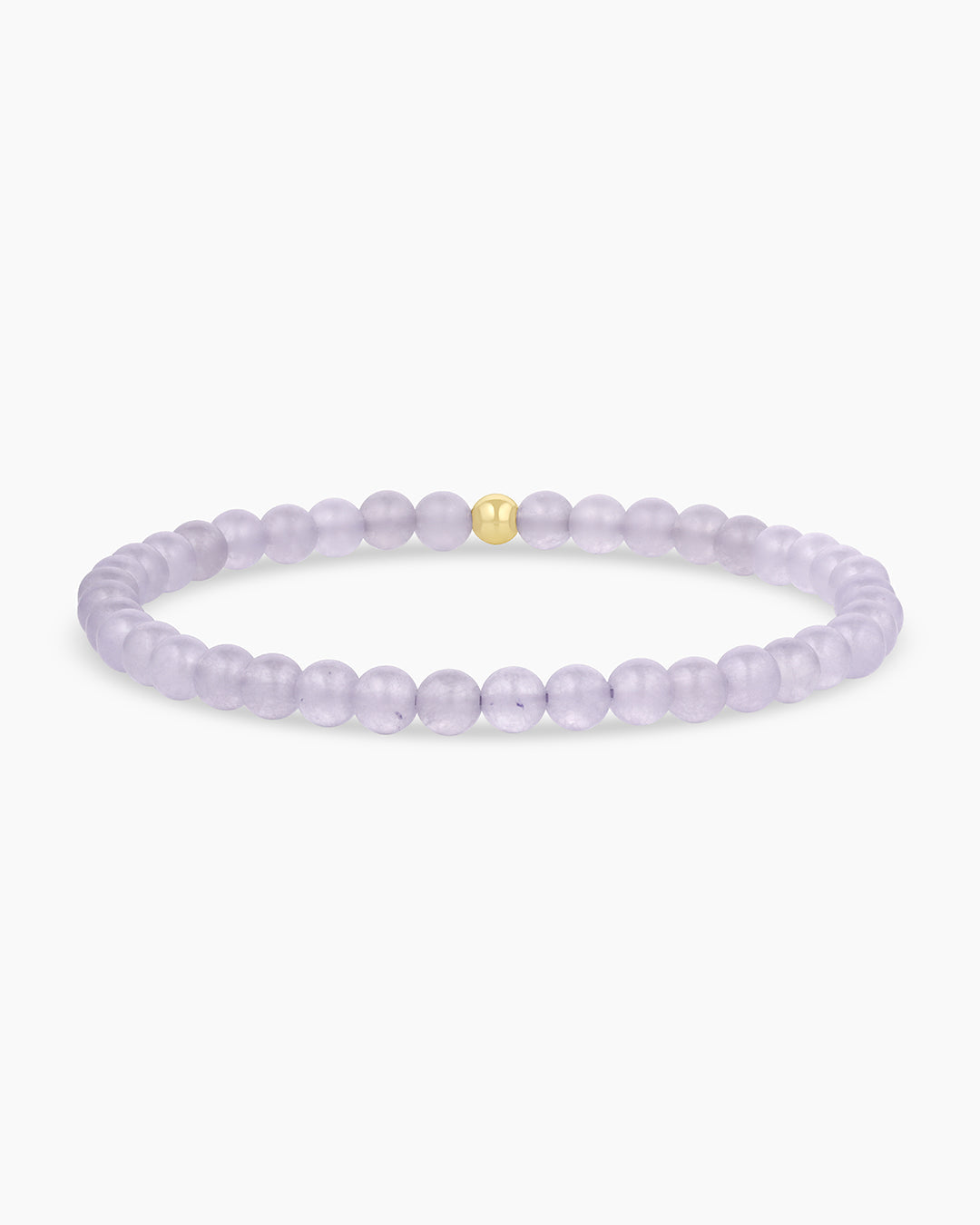 Carter Gemstone Bracelet || option::Gold Plated, Lavender Jade