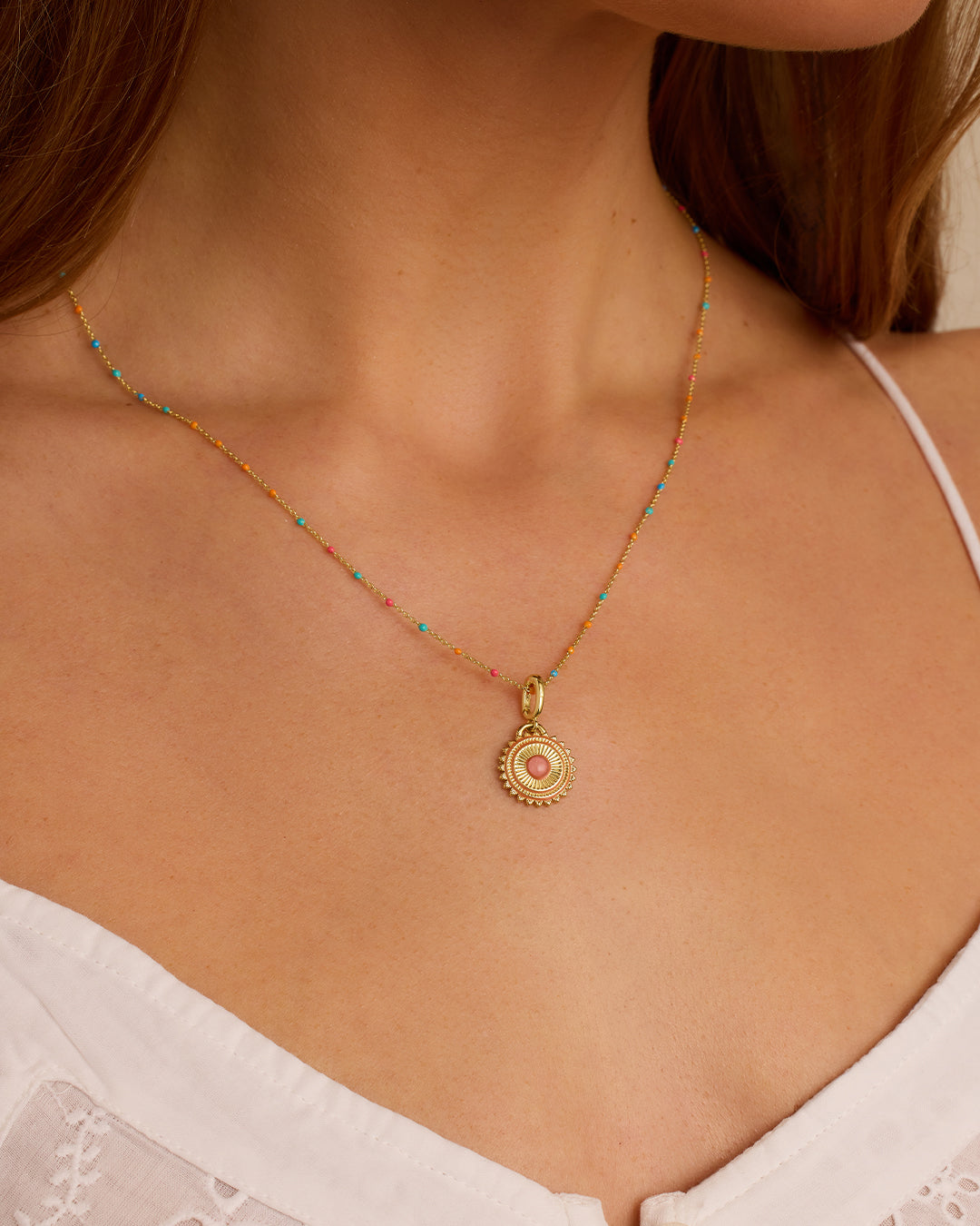 Sun Capri Necklace || option::Gold Plated