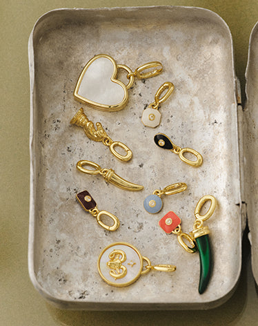 gold plated charms