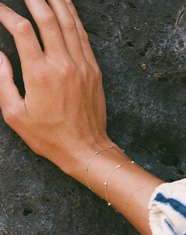 solid gold birthstone bracelets