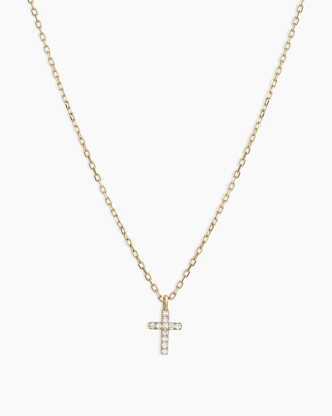 Diamond Cross Necklace || option::14k Solid Gold