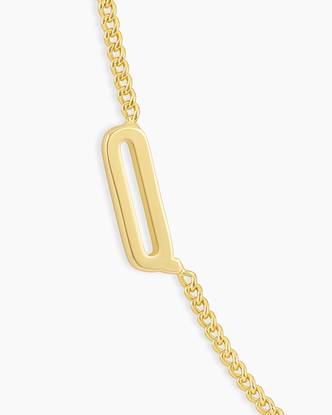 Wilder Alphabet Necklace Alphabet Necklace || option::18k Gold Plated, Q