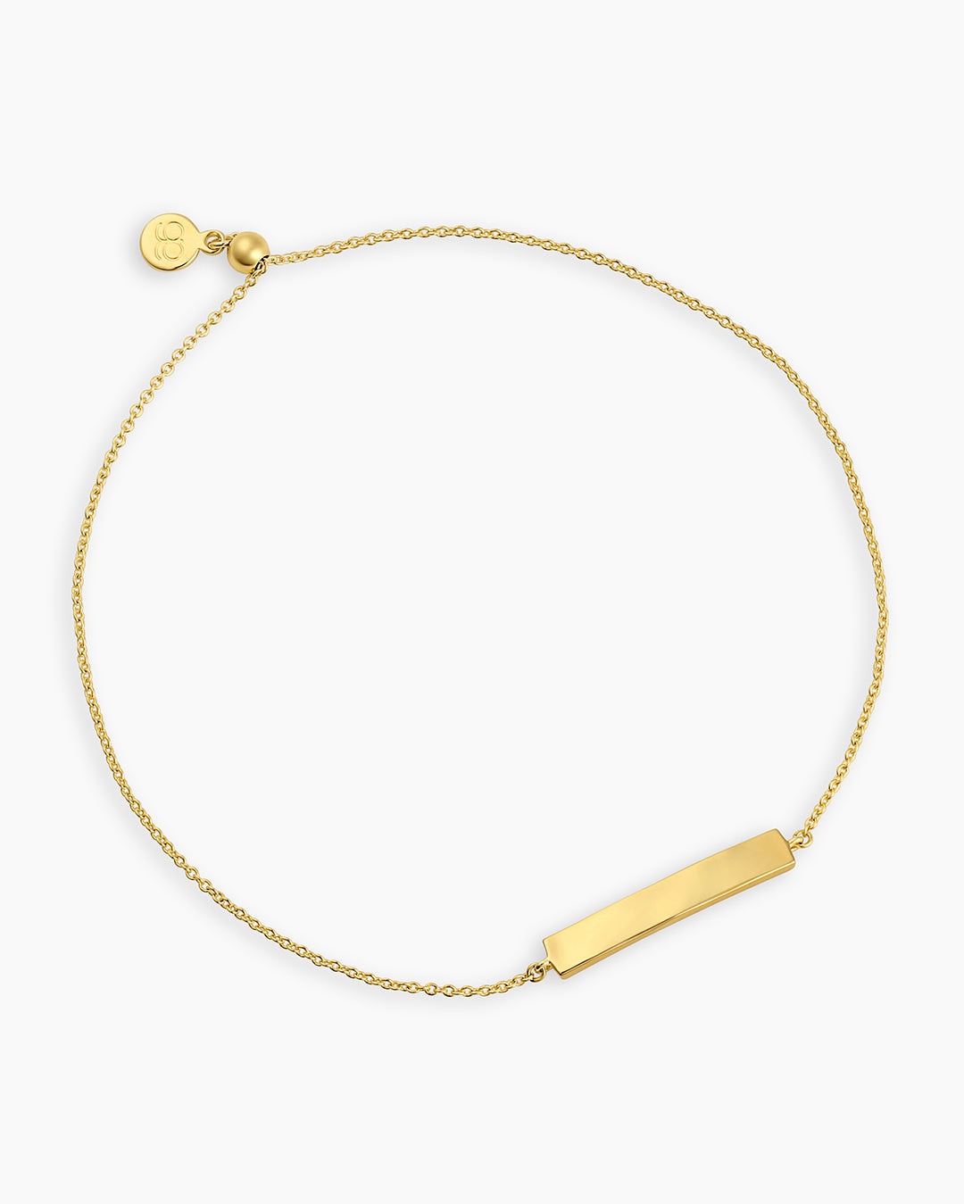 Gold engravable bracelet || option::18k Gold Plated