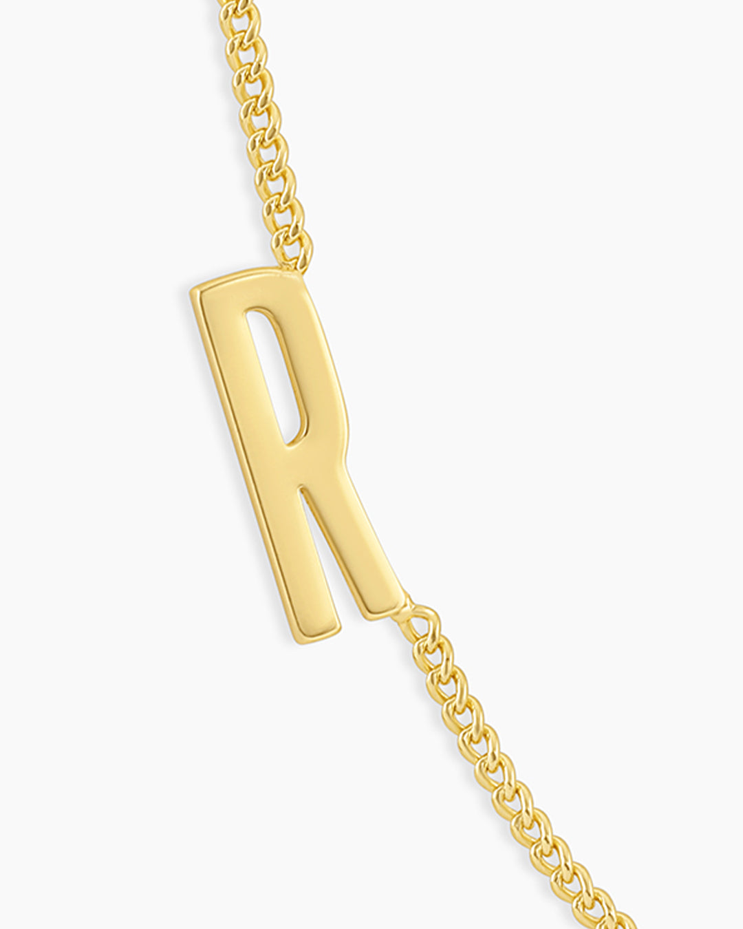 Wilder Alphabet Necklace Alphabet Necklace || option::18k Gold Plated, R