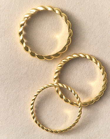 gold plated rings