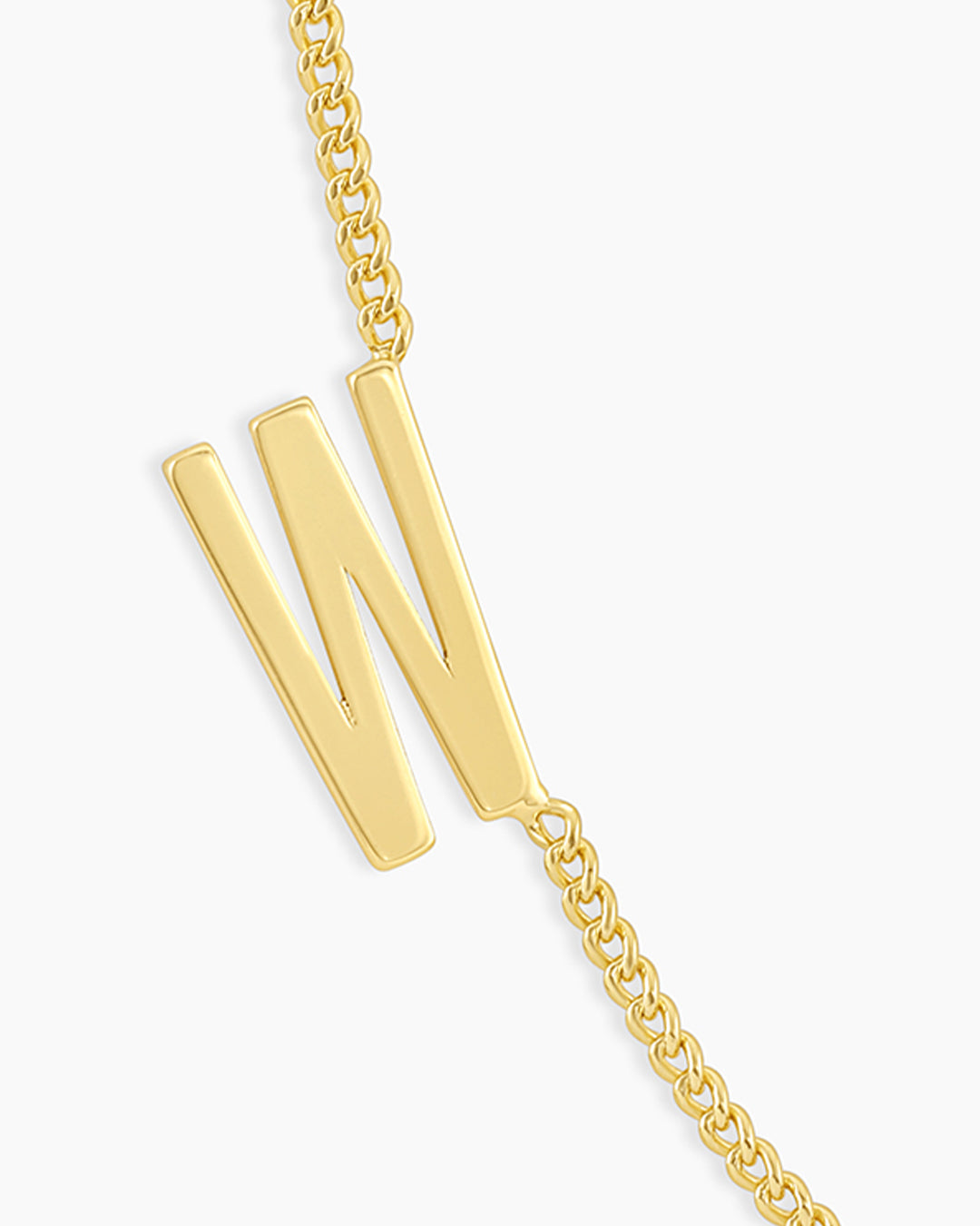 Wilder Alphabet Necklace Alphabet Necklace || option::18k Gold Plated, W