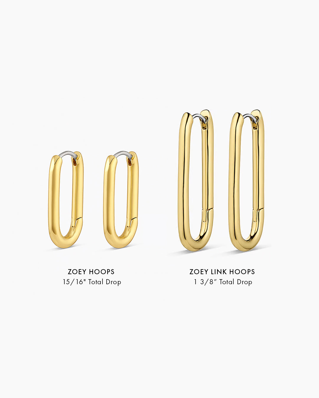 Gold | gorjana jewelry | Zoey Hoops