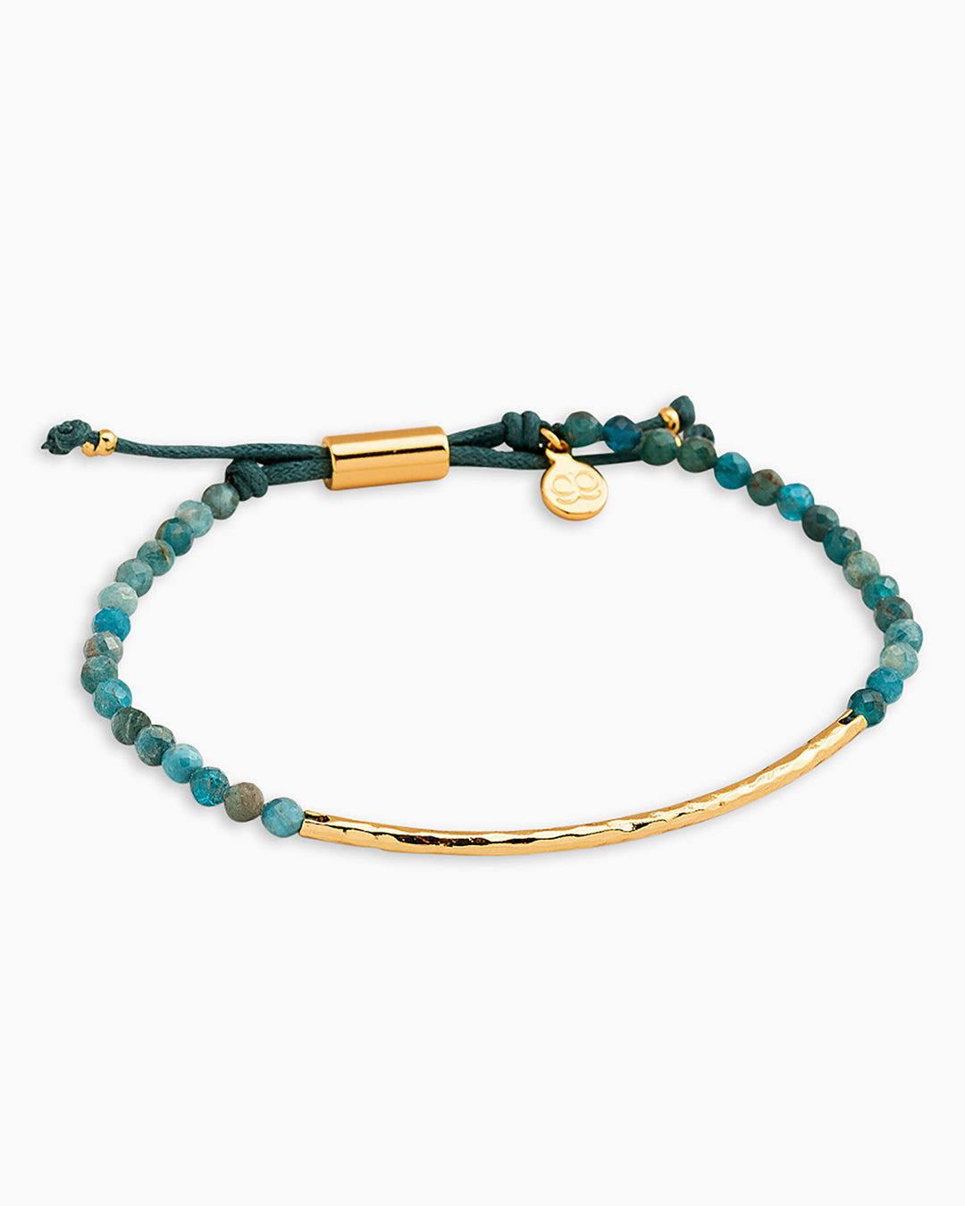 Power Gemstone Bracelet for Inspiration, Apatite, Intention Bracelet,18k Gold Plated Bracelet || option::18k Gold Plated, Apatite