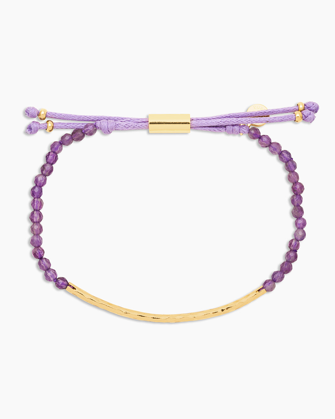 Power Gemstone Bracelet for Tranquility || option::18k Gold Plated, Amethyst