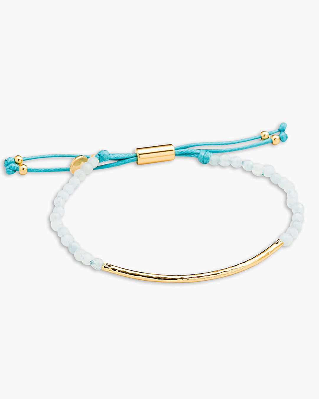 Power Gemstone Bracelet for Truth || option::18k Gold Plated, Aquamarine