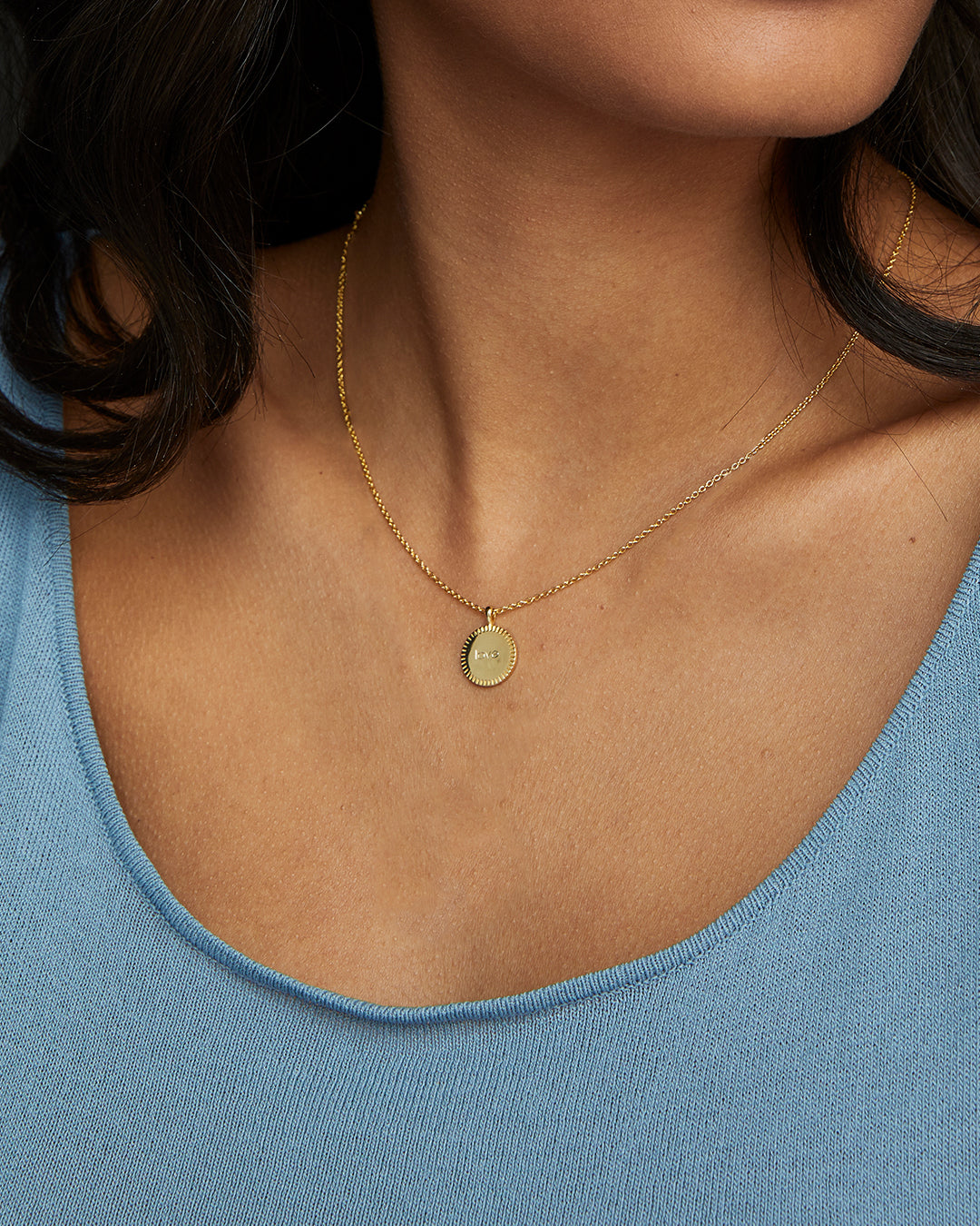 Gold | gorjana jewelry | Bespoke Coin Necklace (Gold)