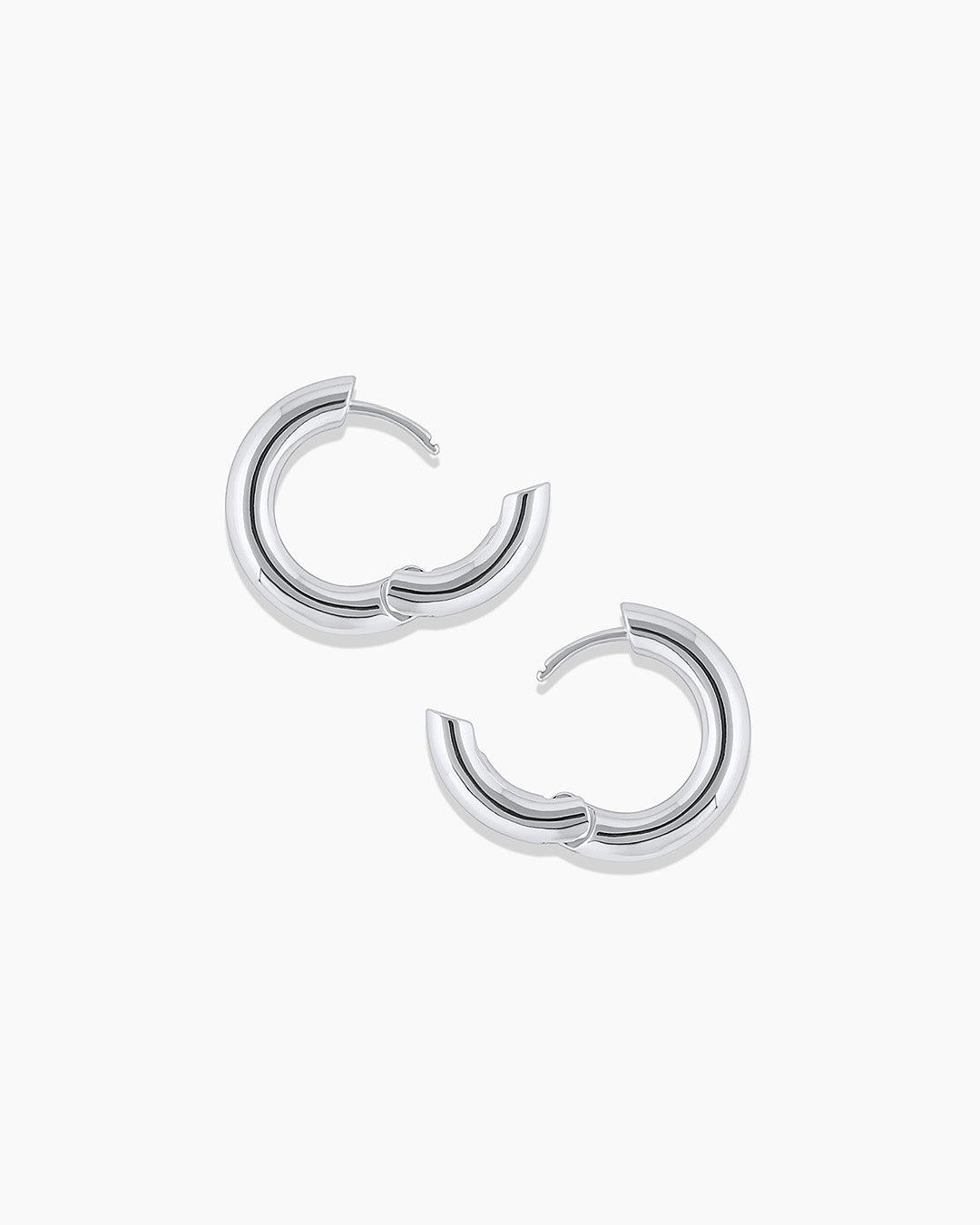 Lou Hoops || option::Silver Plated