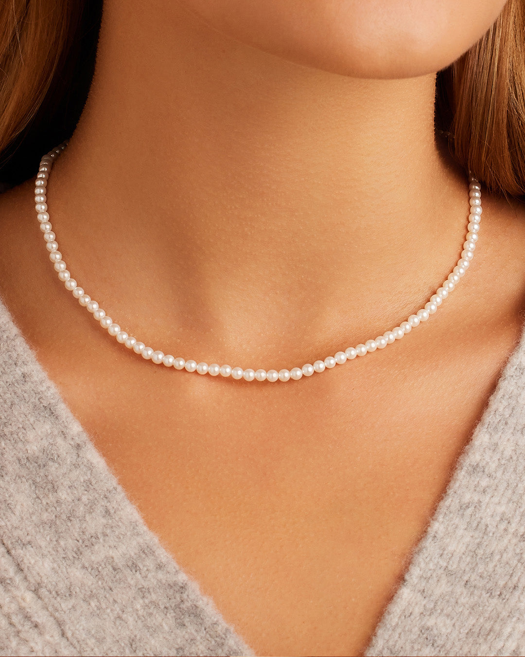 ParkerPearl Necklace || option::18k Gold Plated