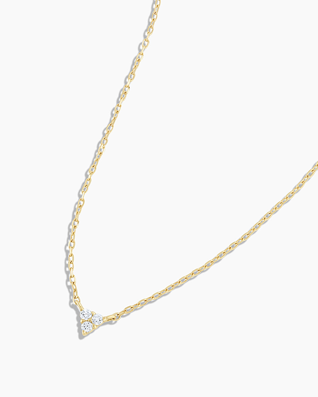 Diamond Jolie Necklace  DaintyDiamond necklace || option::14k Solid Gold