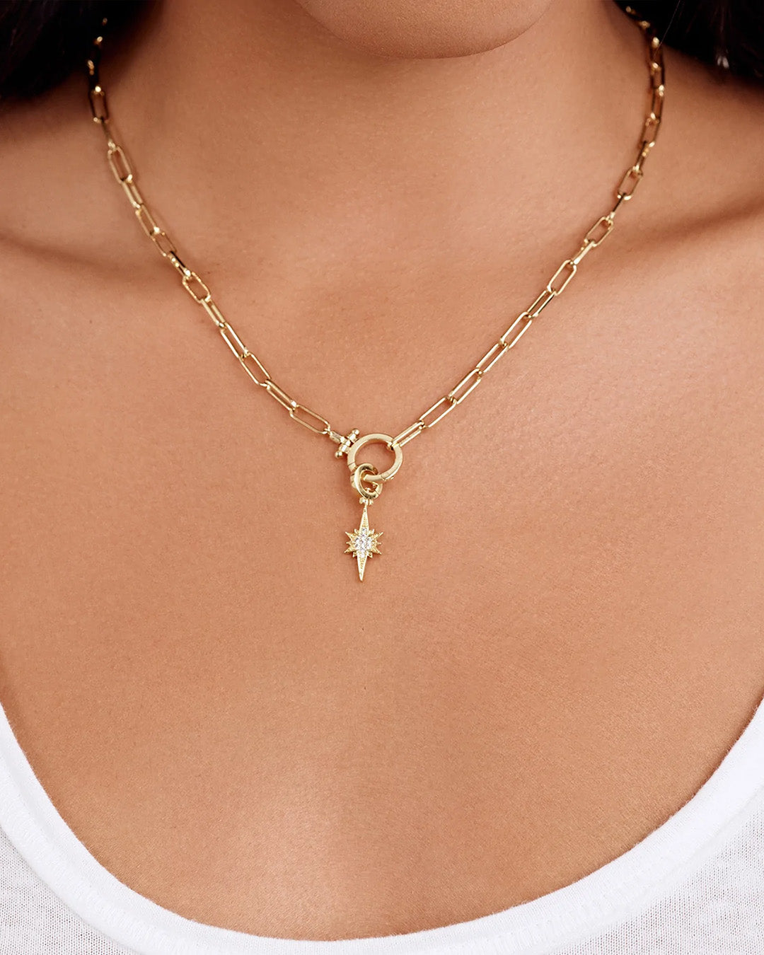 CelestialParker Charm Star charm Parker charm || option::18k Gold Plated, Celestial