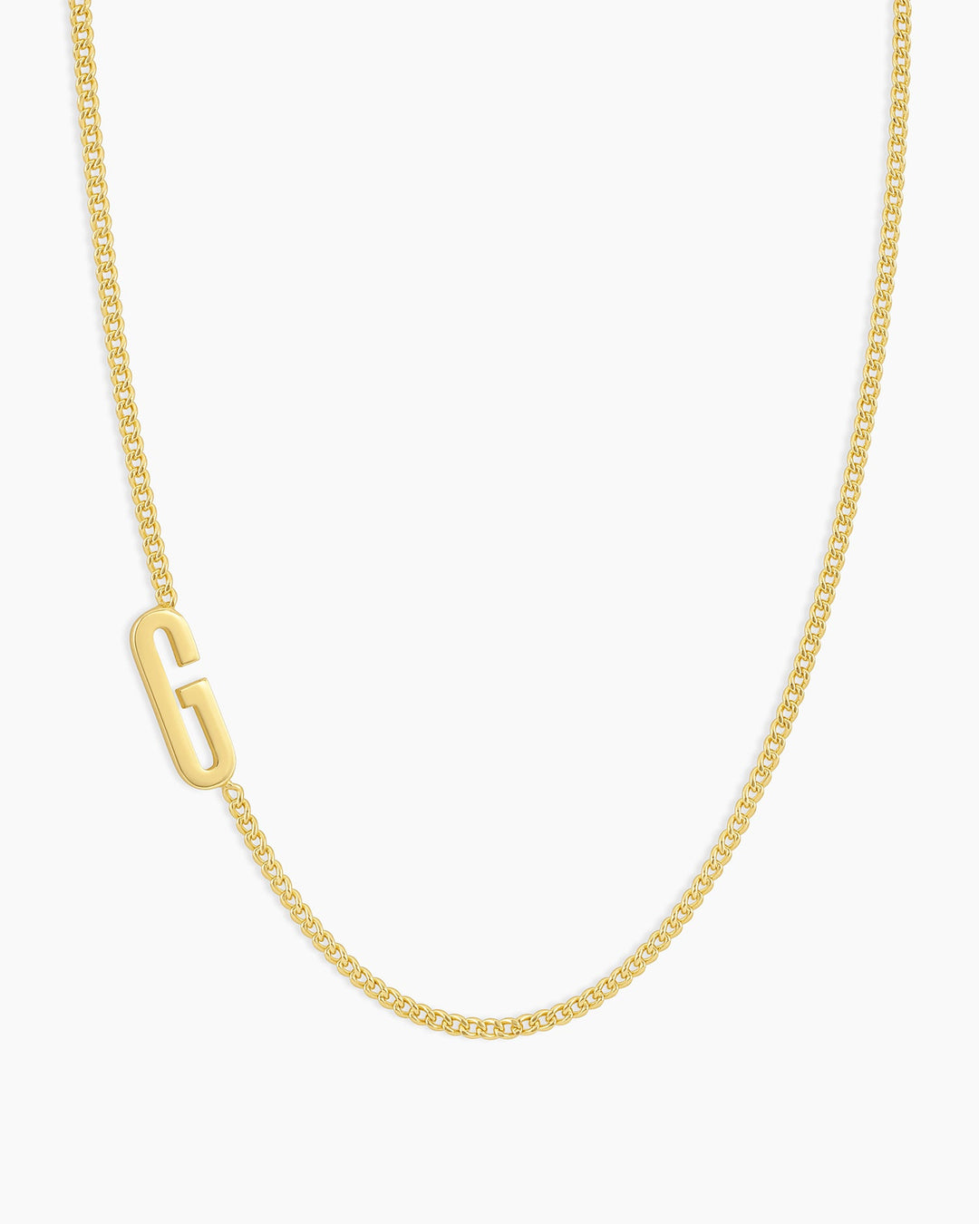 Wilder Alphabet Necklace Alphabet Necklace #G || option::18k Gold Plated, G