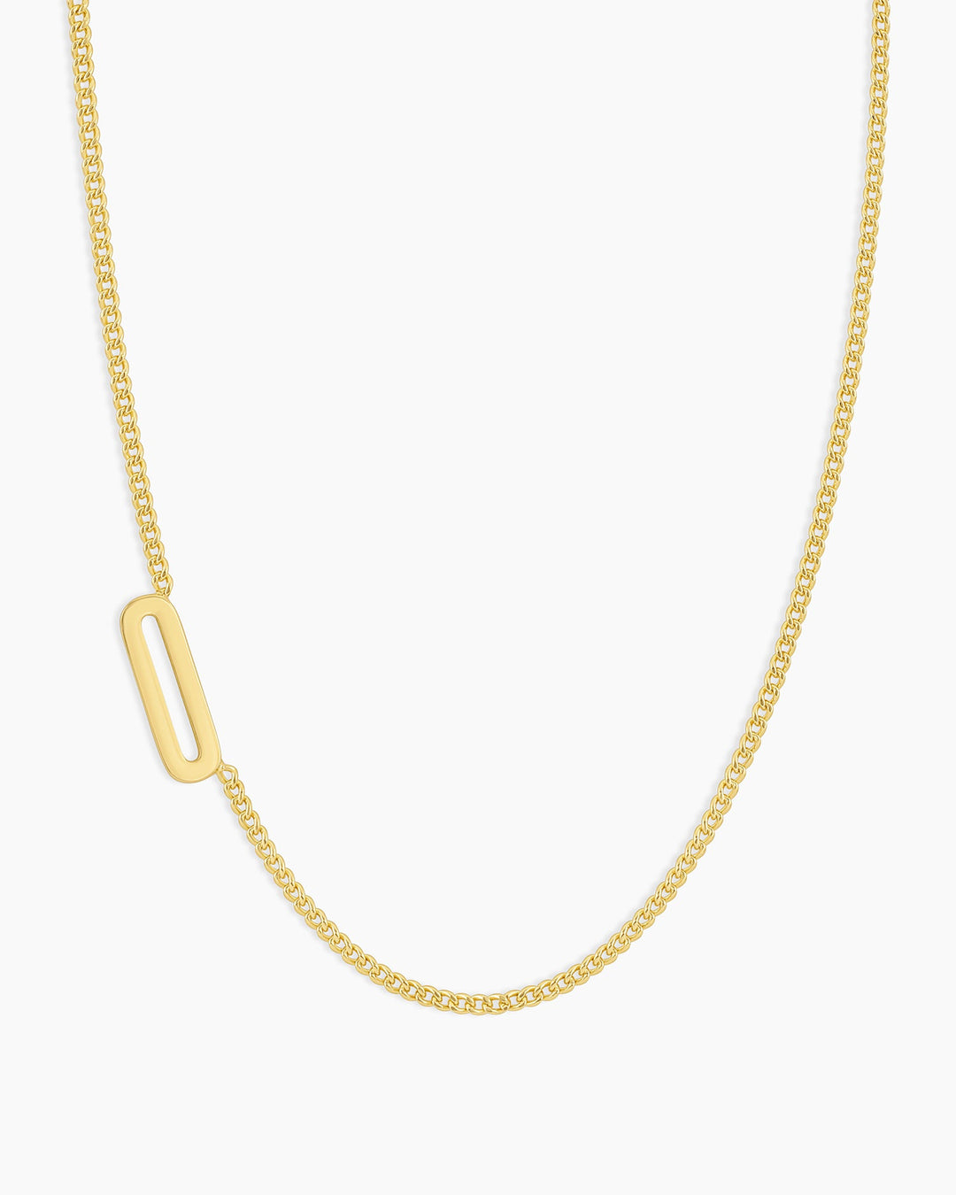 Wilder Alphabet Necklace Alphabet Necklace #O || option::18k Gold Plated, O