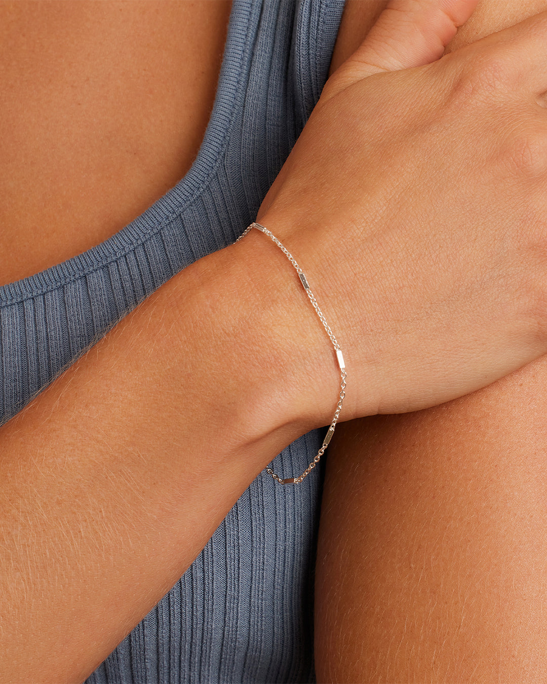 Tatum Bracelet || option::Silver Plated