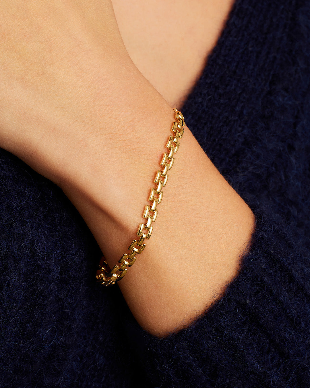 Brooklyn Bracelet || option::18k Gold Plated