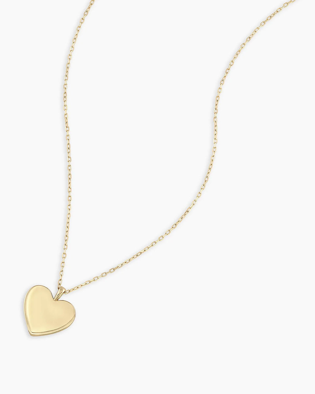 Heart Necklace || option::14k Solid Gold