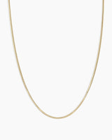 14K Gold Micro Mini Venice Necklace