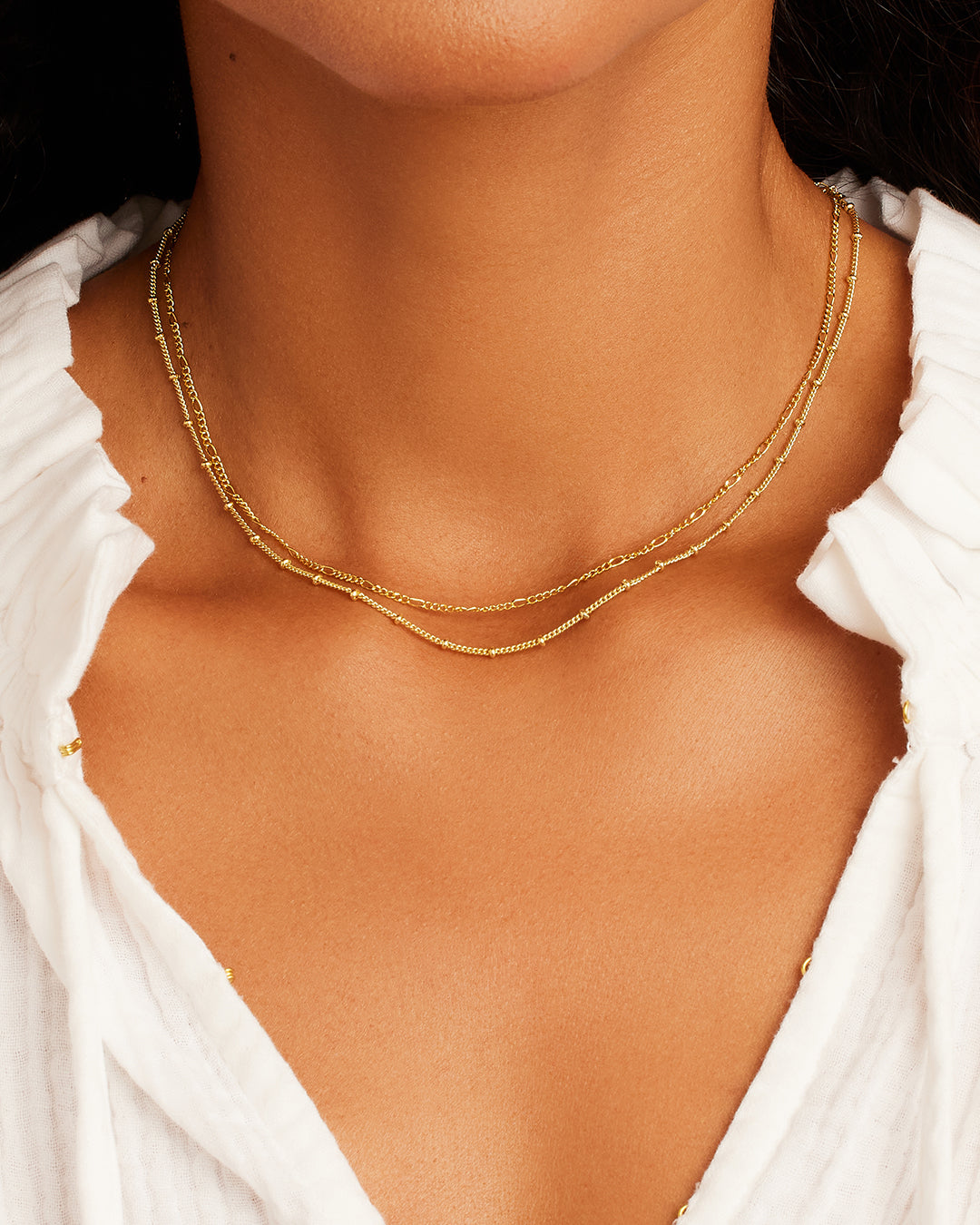 Enzo Layering set || option::18k Gold Plated